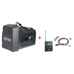 MIPRO MA-200 + MU-55LS – klopová všesměrová sada, tělová