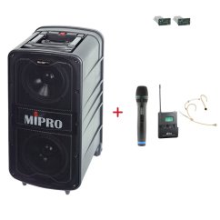 MIPRO MA-929 PLUS + ACT-32H + MU-506HS – ruční a náhlavní sada, tělová