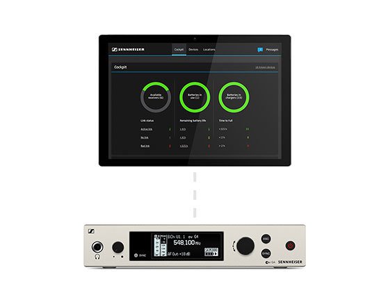 Sennheiser EW 300 G4-865-S bezdrátový mikrofon frekvence G