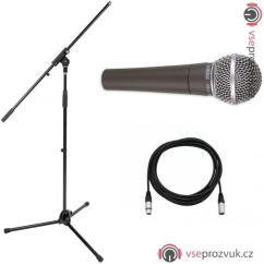 SHURE HOTbundle, SM58-LCE, K&M MicStand, 6m Sommer XLR cable