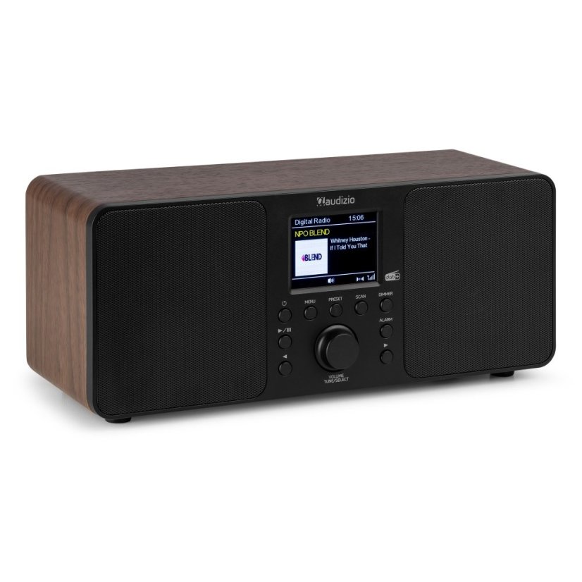 Audizio Genua DAB+ Stereo radio wood