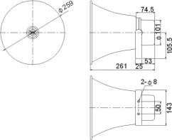 RH Sound TC-30AH Tlakové reproduktory