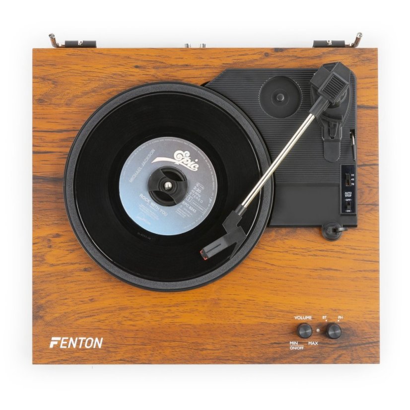 Fenton RP165 Gramofon s Bluetooth a reproduktory, dřevo