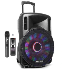 Fenton FT15LED přenosný zvukový systém 15" 800W