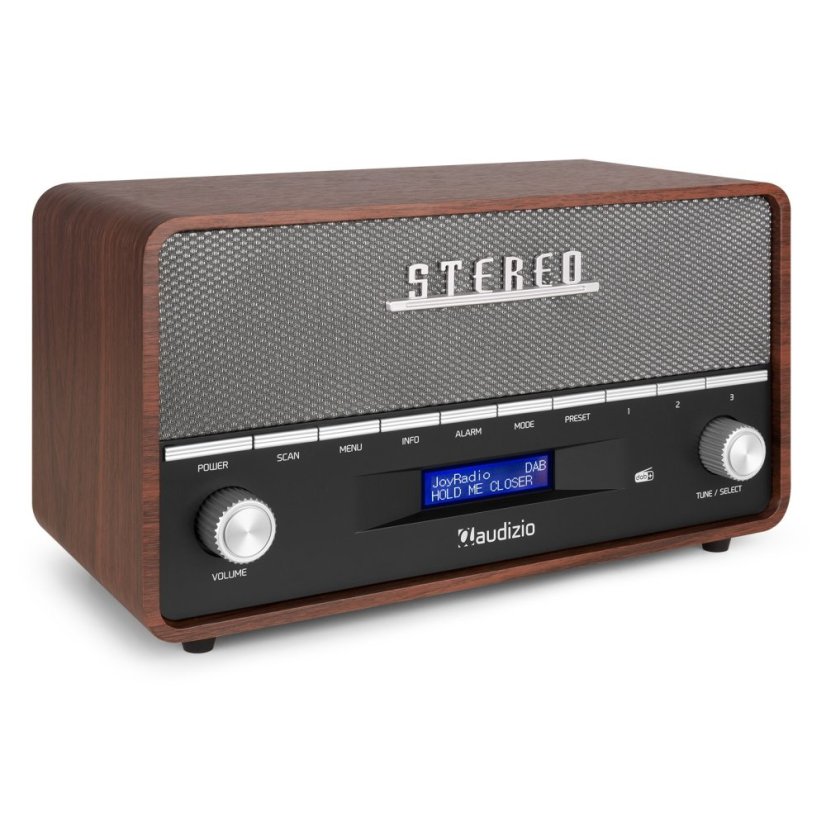 Audizio Corno Retro DAB+ Radio Šedá barva