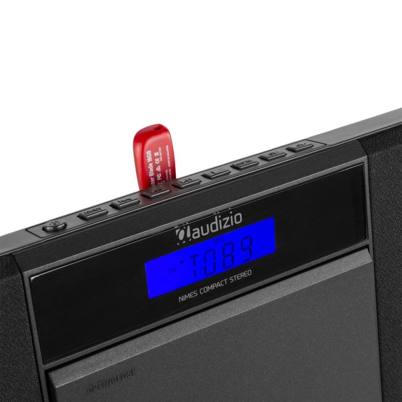 Audizio Nimes Stereo HiFi System černá