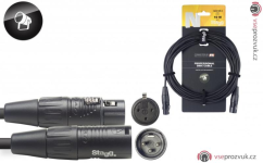 Stagg NDX10R-3, DMX kabel, 3pin XLR, 110 Ohm, délka 10m