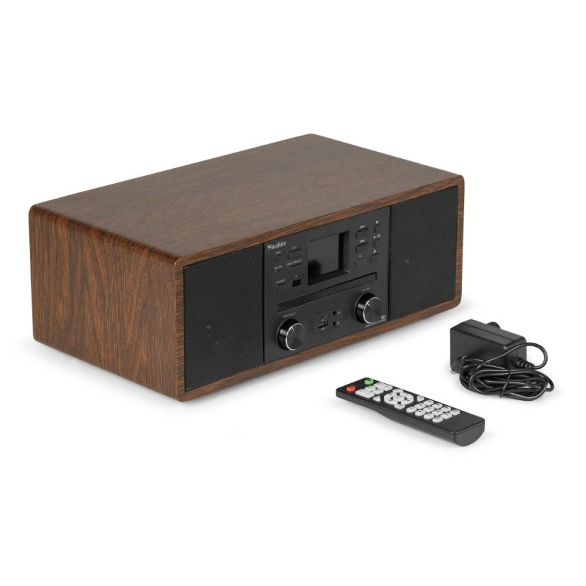 Audizio Avola Digital music system CD/BT/DAB+/Internet wood