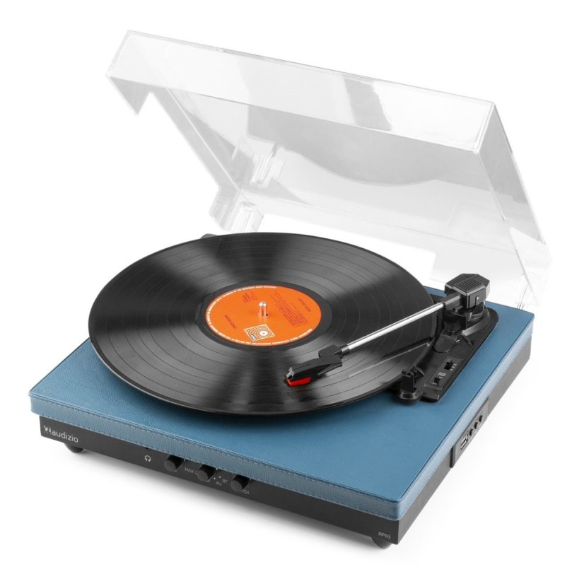 Audizio RP113D Gramofon s BT in/out, tmavě modrý