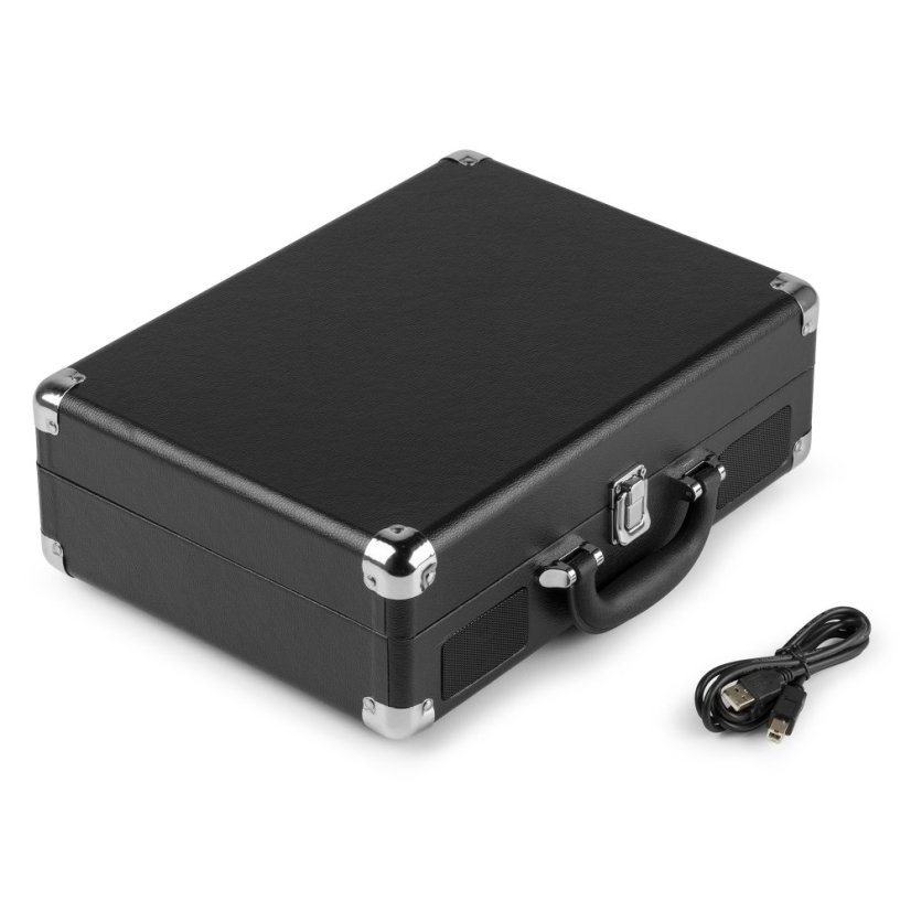 Audizio RP114BK Record player briefcase black