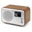 Audizio Milan přenosné rádio FM/DAB+ s baterií, stříbrné