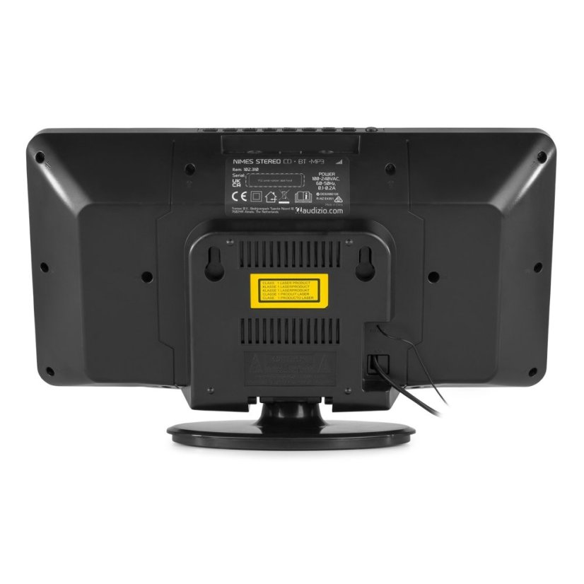 Audizio Nimes Stereo HiFi System černá
