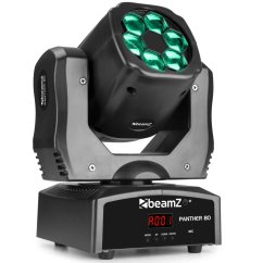 BeamZ Panther 80 LED pohyblivá hlava s rotujícími čočkami
