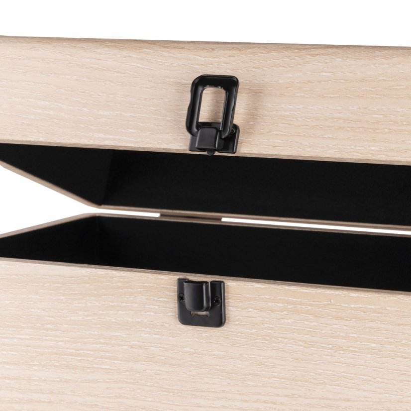 Audizio RC32 Vinyl record case light wood