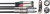 Stagg STC3PXM, kabel dvojitý 2x JACK/2x XLR zástrčka, 3 m