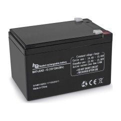 Skytronic olověný akumulátor 12 V — náhradní baterie pro mobilní ozvučení (12 Ah)