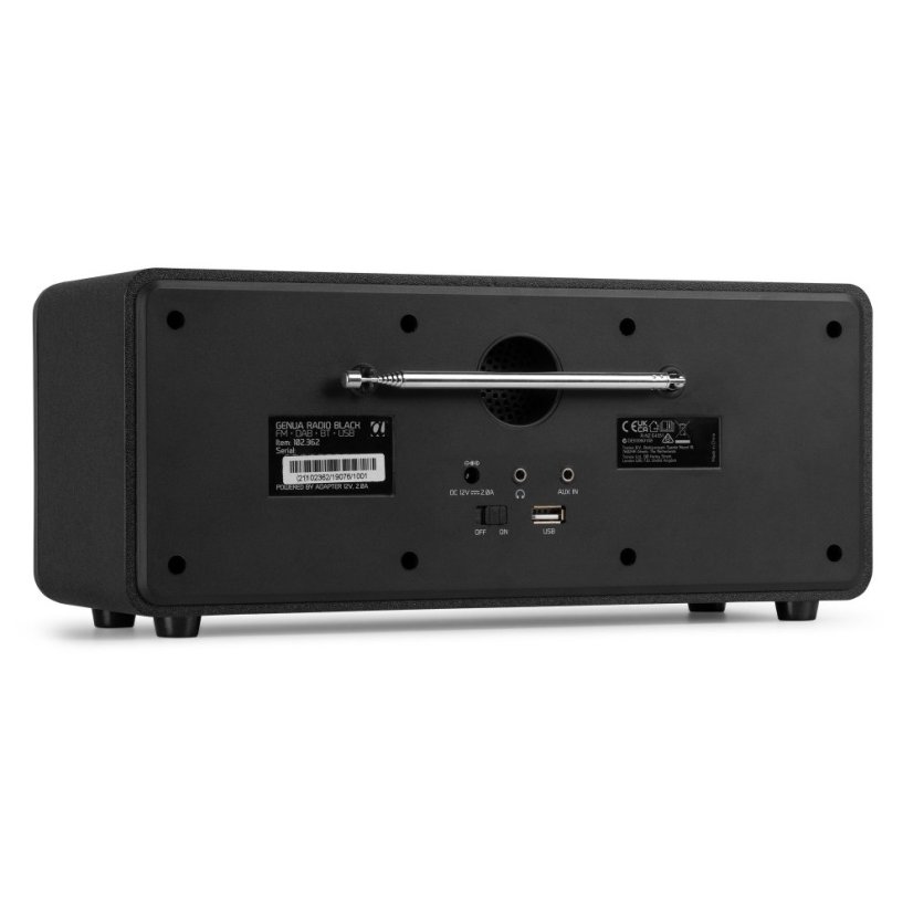 Audizio Genua DAB+ Stereo radio black