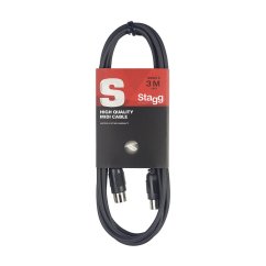 Stagg SMD3 E, kabel midi DIN/DIN, 3m