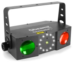 BeamZ Terminator IV LED Double Moon s laserem a stroboskopem