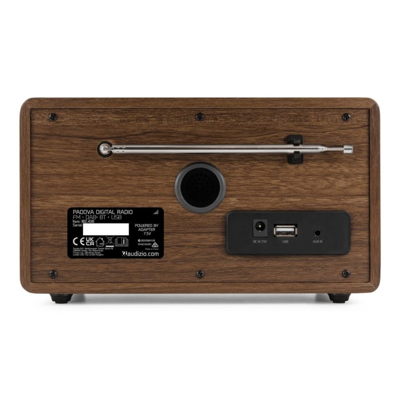Audizio Padova DAB+ Radio Wood