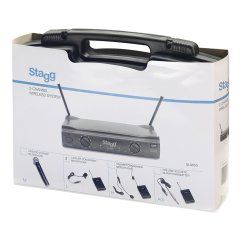 Stagg SUW 50 MM — 2kanálový bezdrátový set (2× ruční mikrofon)