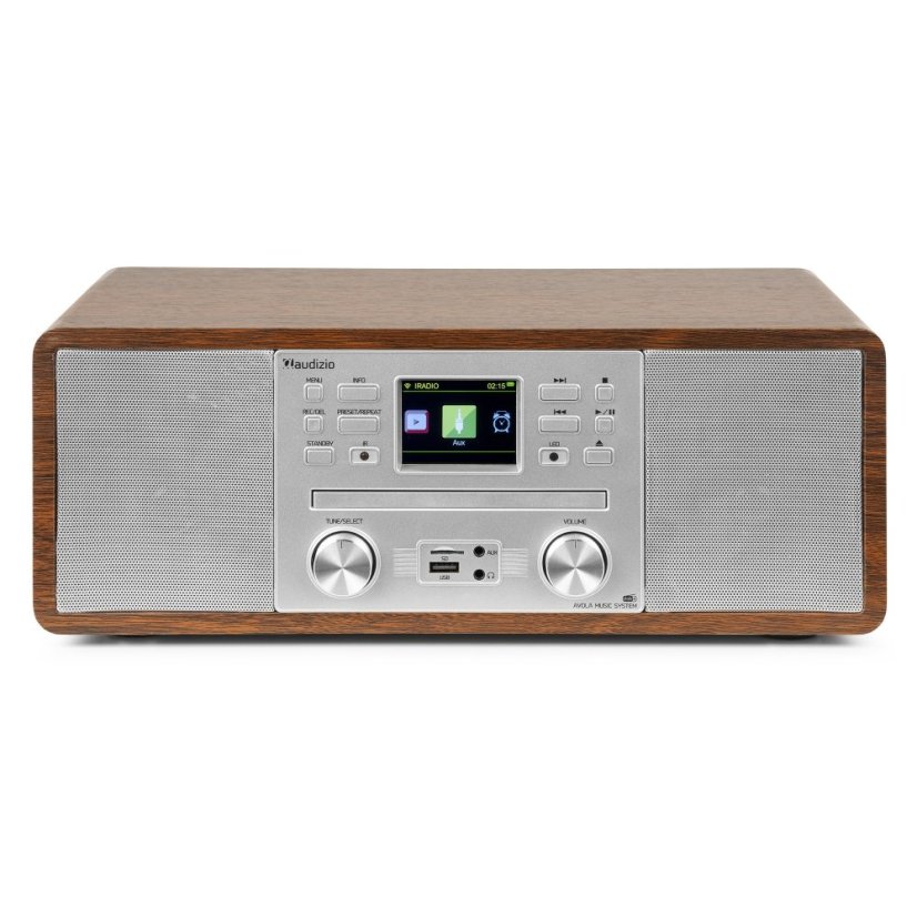 Audizio Avola Digital music system CD/BT/DAB+/Internet silver