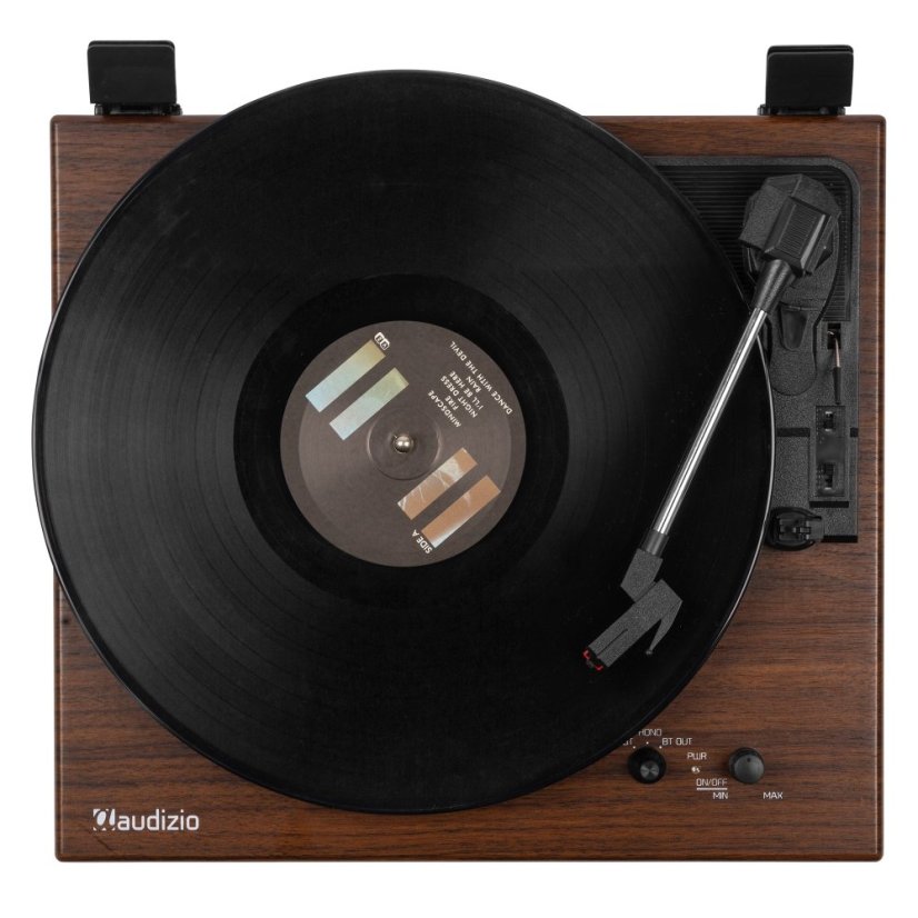 Audizio RP112L Record player BT in/out dark wood