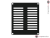 CAYMON CASY202/B - panel ventilační