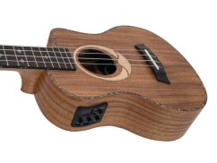 Dimavery UK-200, elektroakustické tenorové ukulele, přírodní