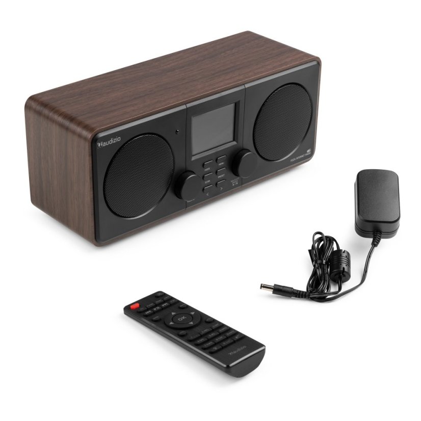 Audizio Foza Wi-Fi internet radio s DAB+, wood