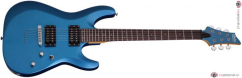 SCHECTER C-6 Deluxe Satin Metallic Light Blue