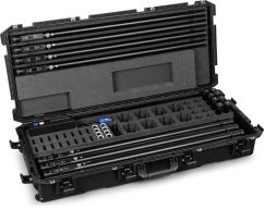 BeamZ Professional Hera M Set — 8 LED trubic 1 m v nabíjecím kufru (RGBMA, IP65)