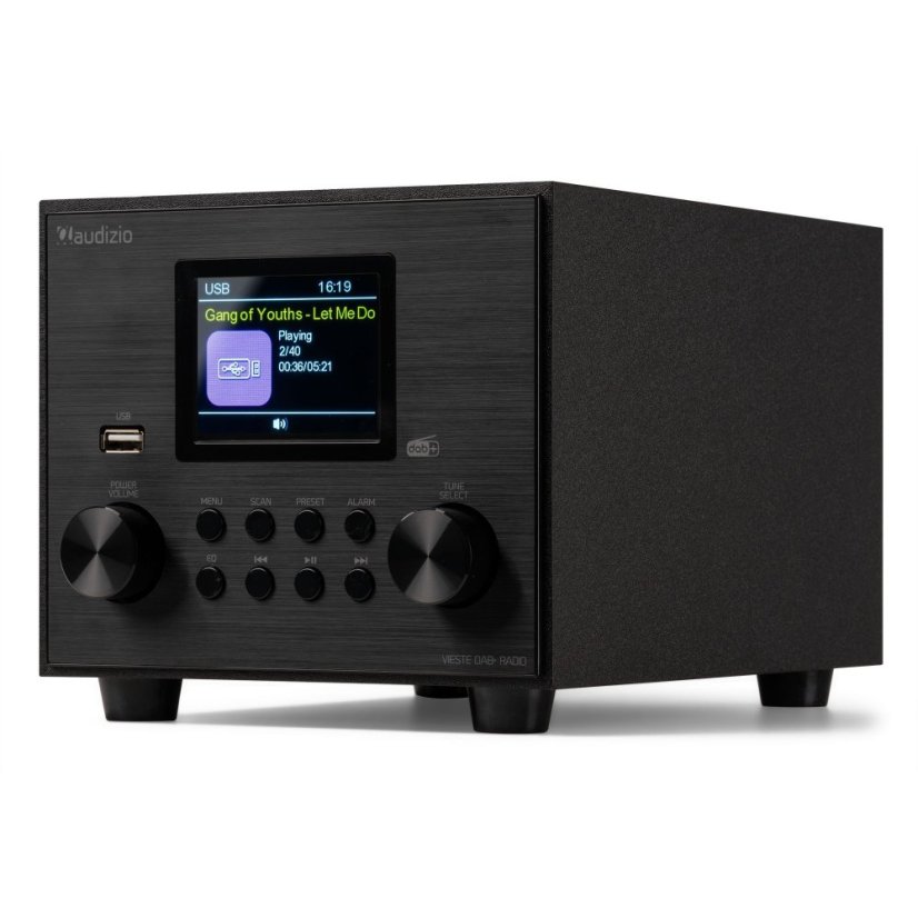 Audizio Vieste DAB+ Radio with subwoofer black
