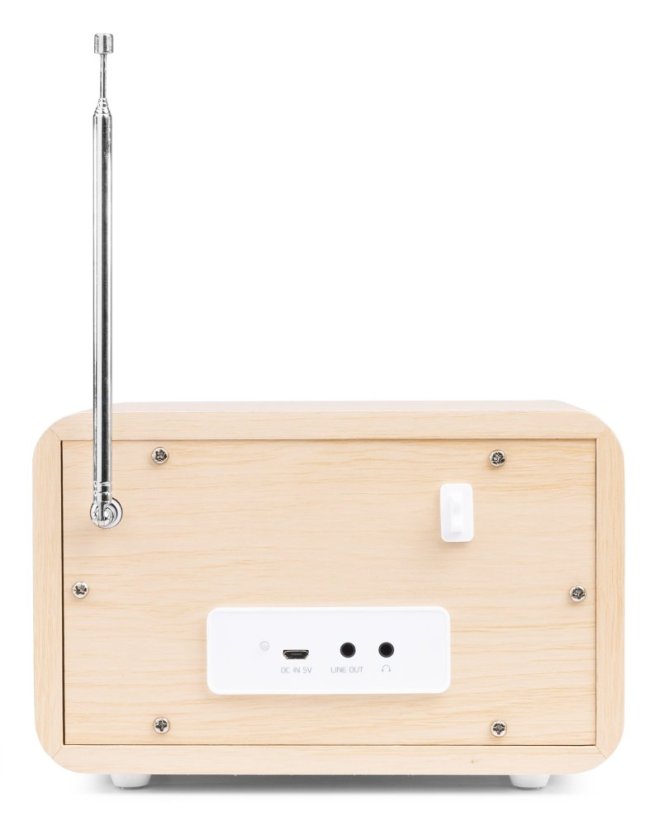 Audizio Milan přenosné rádio FM/DAB+ s baterií, bílé