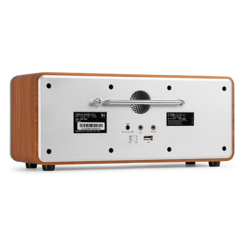 Audizio Genua DAB+ Stereo radio silver