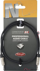 Stagg NAC3MPSR, kabel stereo mini Jack/mini Jack, 3m