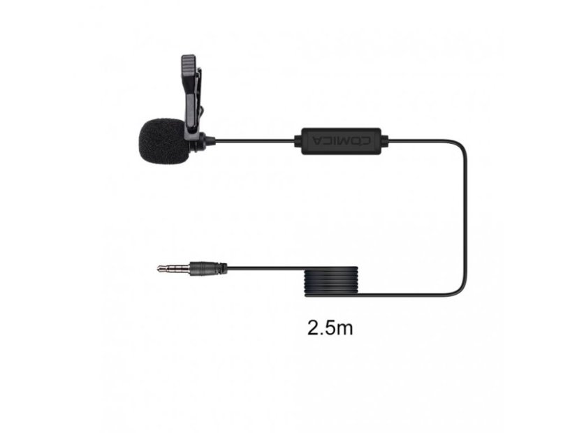 Comica Audio CVM-V01SP (2,5 metrů) klopový mikrofon pro mobilní telefon
