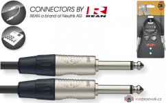Stagg NPC030R, kabel JACK/JACK, 30cm