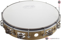 Stagg TAB-212P/WD, dvouřadá laditelná tamburína, 12"