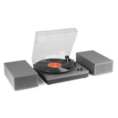 Fenton RP165G Sada gramofonu a reproduktorů, barva Aluminium