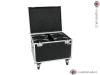 Roadinger Flightcase pro 4x LED THA-100F/THA-120PC na kolečkách