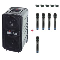 MIPRO MA-929 PLUS + 5× ACT-32H – sada s 5 ručními mikrofony