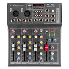 Vonyx VMM-F401 4-Channel Music Mixer