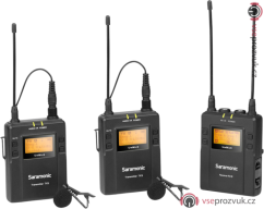 Saramonic UwMic9 - RX9+TX9+TX9 dvoukanálový klopový bezdrátový systém pro kamery