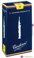 VANDOREN Plátky Traditional pro sopran sax, tvrd.2,5
