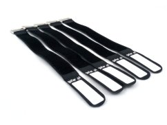 Gafer.pl Tie Strapsvázací pásky, 25x550mm, 5 ks, černé