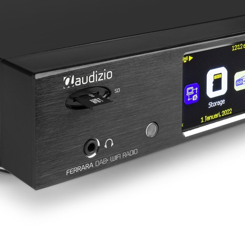 Audizio Ferrara internetové rádio FM/DAB+ s CD přehrávačem