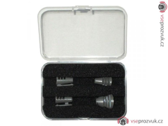 Hide-a-mic Set 4 different holders in case, Grey