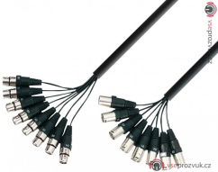 ADAM HALL 8 párovky kabel 3 metry