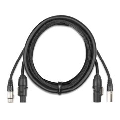 Power Dynamics CX13-2 Kombinovaný kabel Powercon/DMX, 2m